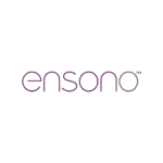 A black background with the word ensono written in purple.