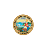 A picture of the california state seal.